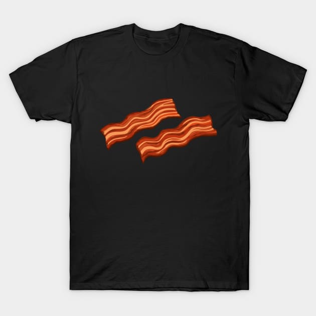 Side of Bacon Strips T-Shirt by PrintArtdotUS